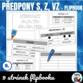 Předpony s, z, vz - flipbook