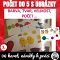 Počet do 5 s obrázky