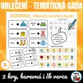 AJ Obrázkové domino - oblečení