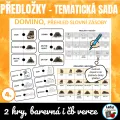 AJ Obrázkové domino - předložky s medvědy