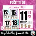 Počet 11 - 20 výukové plakáty, náhled 1