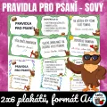 Pravidla pro psaní - sovy