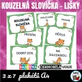 Kouzelná slovíčka - lištičky