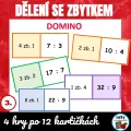 Dělení se zbytkem - domino