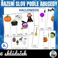 Řazení slov podle abecedy - Halloween
