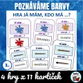 Poznáváme barvy - hra Já mám, kdo má ..., náhled 1