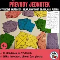 Převody jednotek - čtvercové skládačky, náhled 1