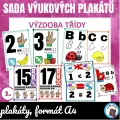 VELKÁ SADA výukových plakátů do 1. třídy