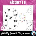 Karty s násobky 1-9