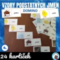 Vzory podst. jmen, rod střední - domino